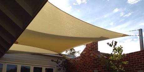 Shade sails for a sensational outdoor space in Mosman Park Perth
