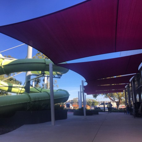 PROJECT COMPLETE – CANNING LEISUREPLEX Cannington shade sails