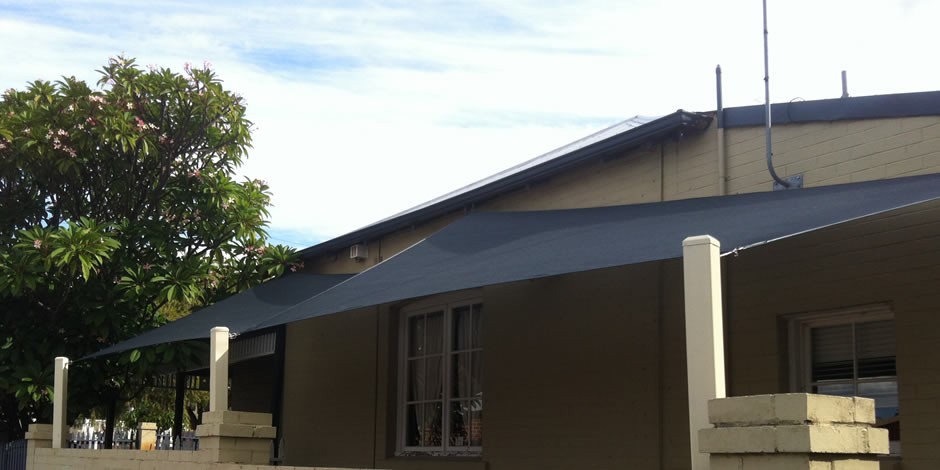 side of house shade sails perth