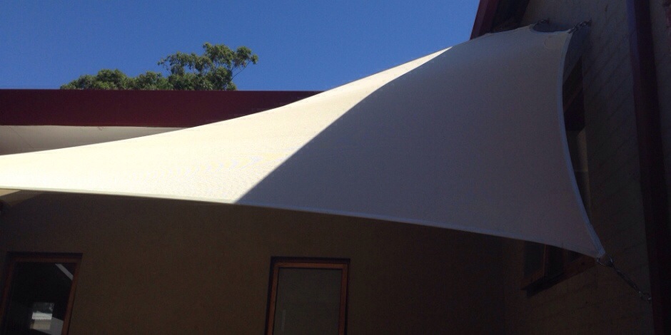 ONE Shade sails Perth - decking and window protection